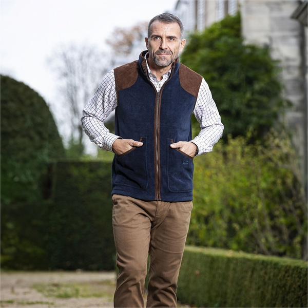 Baleno Herren Newington Weste 858B - Navy